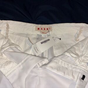 Marni Elegant White Trousers